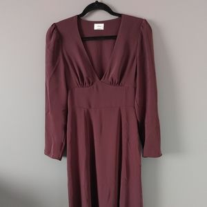Wilfred Cabo Midi dress- plum